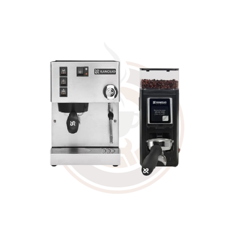 Rancilio Combo Silvia V6 Inox & Stile SD Black