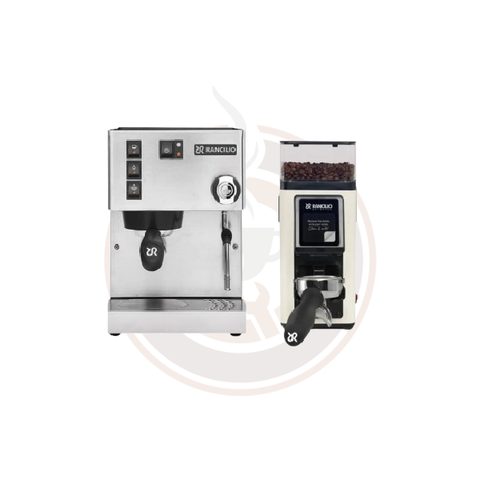 Rancilio Combo Silvia V6 Inox & Stile SD White