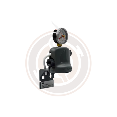 3M™ High Flow Series Valve-In-Head VH3-NPT, 6213001, 3/8 in FNPT with Shroud and Gauge