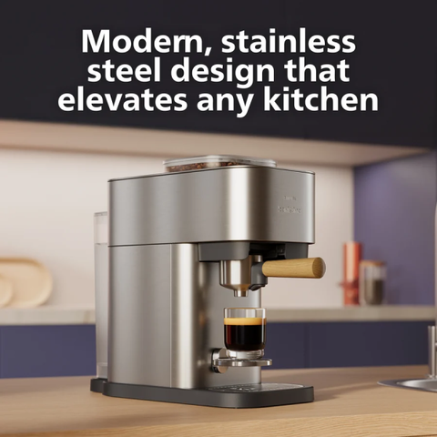Philips Baristina Plus Semi-Automatic Espresso Machine Stainless Steel - BAR500/00