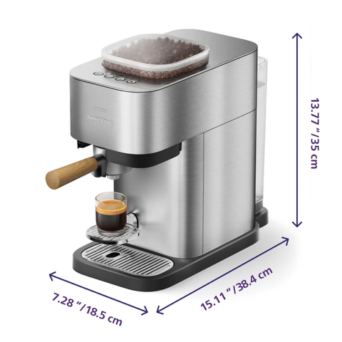 Philips Baristina Plus Semi-Automatic Espresso Machine Stainless Steel - BAR500/00
