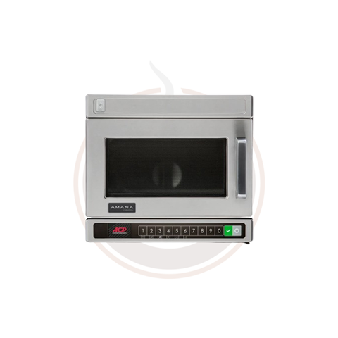 Amana HDC18Y2 1800w Commercial Microwave w/ Bottom Mount Touch Pad - 0.6 cu ft, 208-240v/1ph