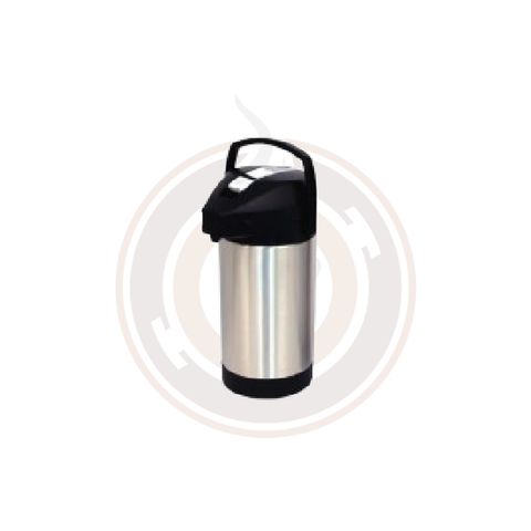 Wilbur Curtis Stainless Steel Airpot with Stainless Steel Liner and Lever Action Handle NBS-25