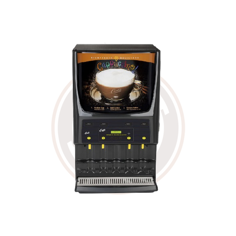 Curtis PCGT4 - 4 Station Primo Cappuccino with two 5 lb & two 10 lb Hoppers