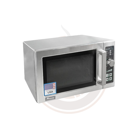 Amana RCS10DSE 1000w Commercial Microwave w/ Dial Control, 120v