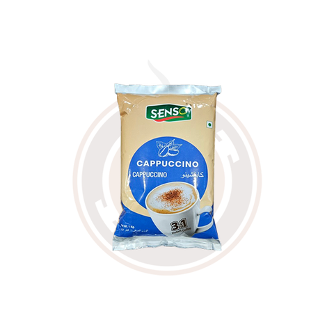 Senso Instant Cappuccino Coffee latte Premix | Hot & Cold Coffee |Premix Readymade Mix pouch | Easy to Carry | Instant Coffee Powder Premix Sachets (Cappuccino) (3 in 1)