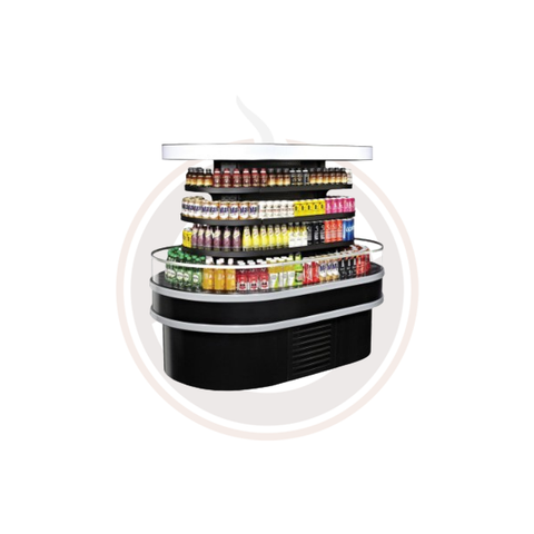 TIOM-20RSRB-N Open Display Merchandisers Island Cases