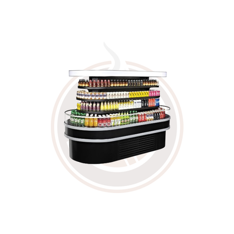 TIOM-48RSRB-N Open Display Merchandisers Island Cases
