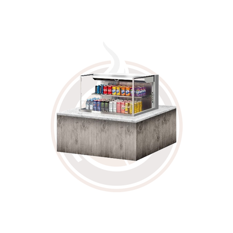 TOM-36L-UF-S-2SI-N Open Display Merchandisers Horizontal Cases
