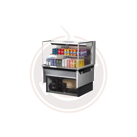 TOM-36L-UF-S-2SI-N Open Display Merchandisers Horizontal Cases