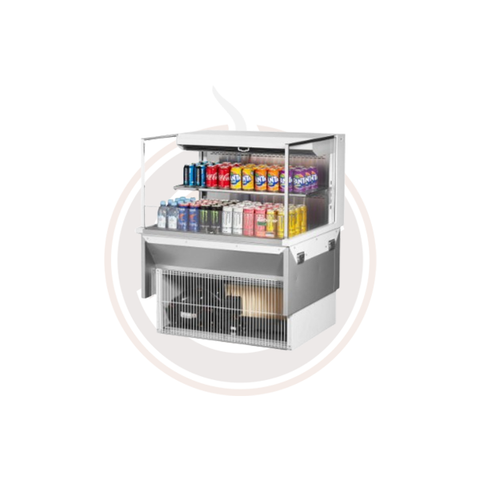 TOM-36L-UF-W(B)-2SI-N Open Display Merchandisers Horizontal Cases