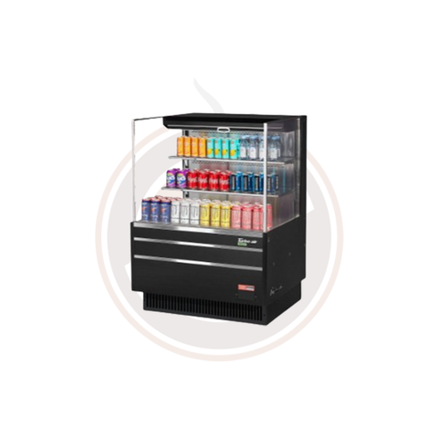 TOM-36L-UF-W(B)-3S-N Open Display Merchandisers Horizontal Cases