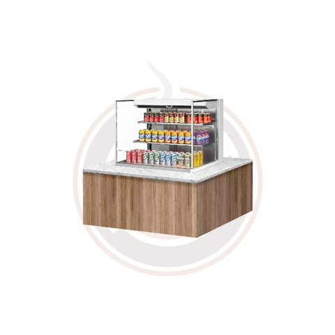 TOM-36L-UF-W(B)-3SI-N Open Display Merchandisers Horizontal Cases