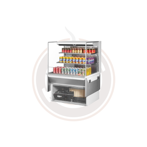 TOM-36L-UF-W(B)-3SI-N Open Display Merchandisers Horizontal Cases