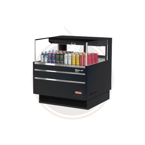 TOM-36L-UFD-W(B)-1S-N Open Display Merchandisers Horizontal Cases