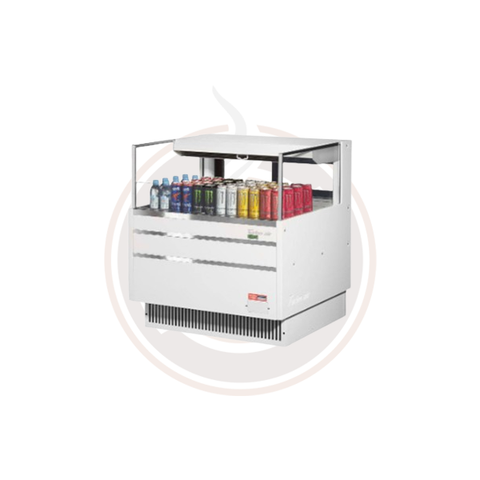 TOM-36L-UFD-W(B)-1S-N Open Display Merchandisers Horizontal Cases
