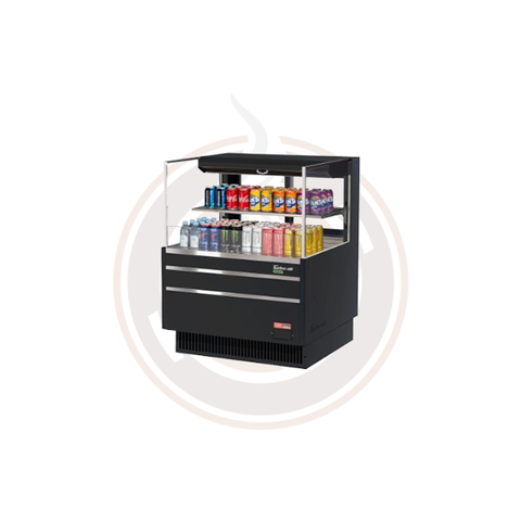 TOM-36L-UFD-W(B)-2S-N Open Display Merchandisers Horizontal Cases