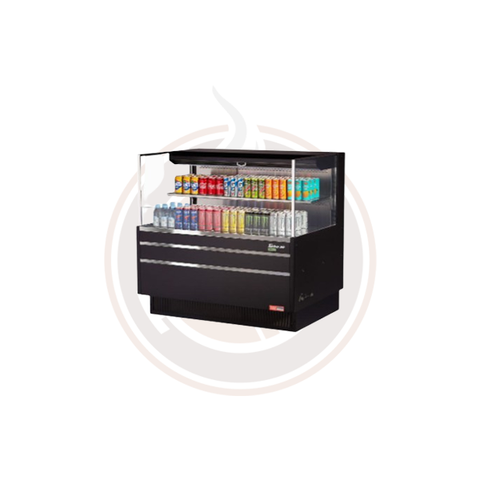 TOM-48L-UF-W(B)-2S-N Open Display Merchandisers Horizontal Cases