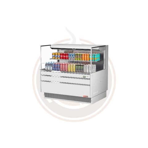 TOM-48L-UF-W(B)-2S-N Open Display Merchandisers Horizontal Cases