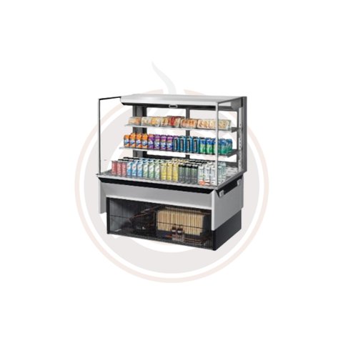 TOM-48L-UFD-S-3SI-N Open Display Merchandisers Horizontal Cases