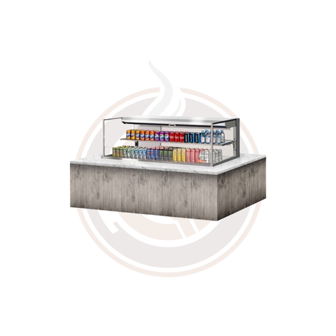 TOM-60L-UF-S-2SI-N Open Display Merchandisers Horizontal Cases