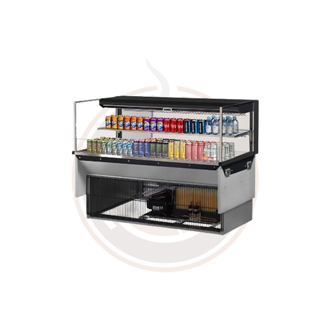 TOM-60L-UF-W(B)-2SI-N Open Display Merchandisers Horizontal Cases