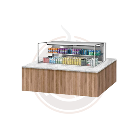 TOM-60L-UF-W(B)-2SI-N Open Display Merchandisers Horizontal Cases