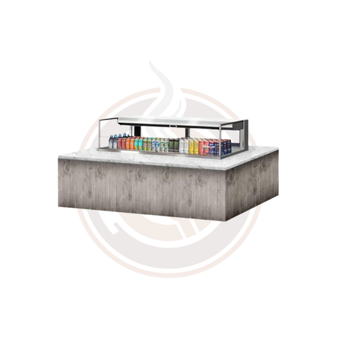 TOM-60L-UFD-S-1SI-N Open Display Merchandisers Horizontal Cases