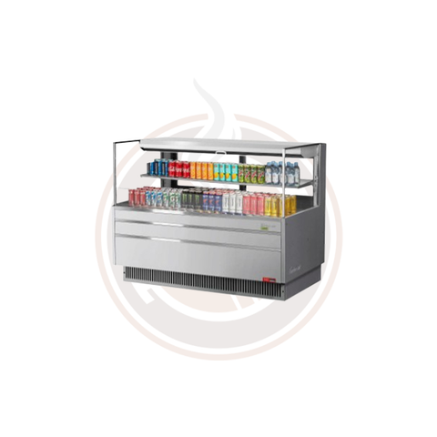 TOM-60L-UFD-S-2S-N Open Display Merchandisers Horizontal Cases
