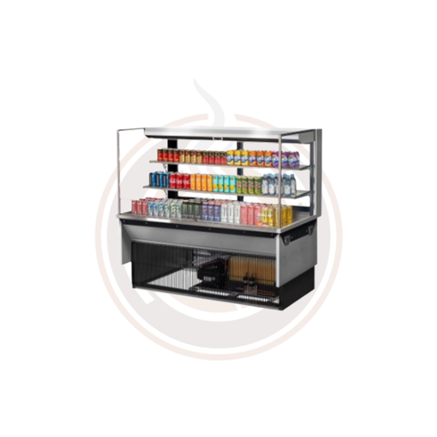 TOM-60L-UFD-S-3SI-N Open Display Merchandisers Horizontal Cases