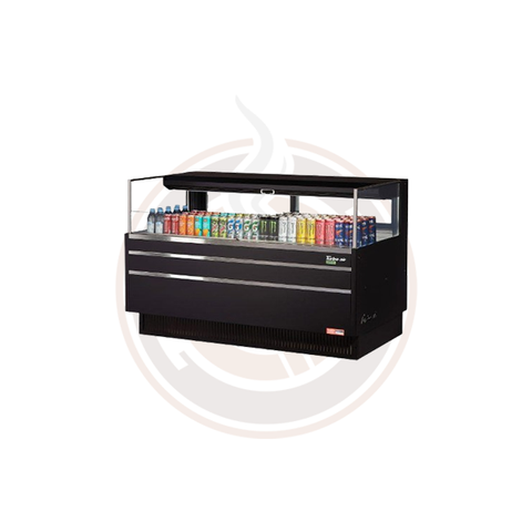 TOM-60L-UFD-W(B)-1S-N Open Display Merchandisers Horizontal Cases