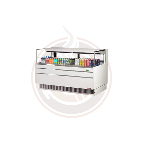 TOM-60L-UFD-W(B)-1S-N Open Display Merchandisers Horizontal Cases