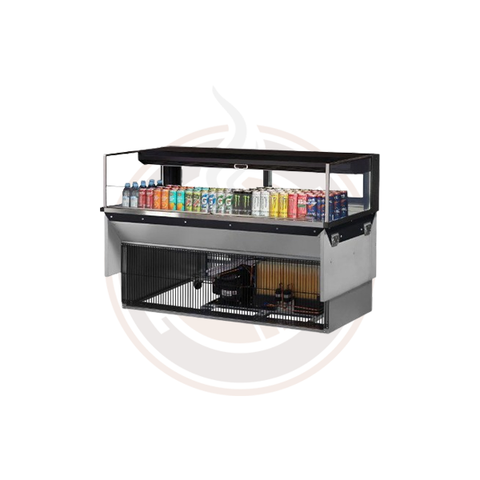 TOM-60L-UFD-W(B)-1SI-N Open Display Merchandisers Horizontal Cases