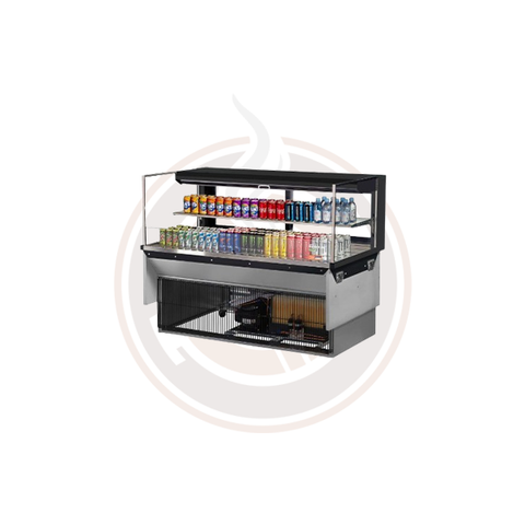 TOM-60L-UFD-W(B)-2SI-N Open Display Merchandisers Horizontal Cases