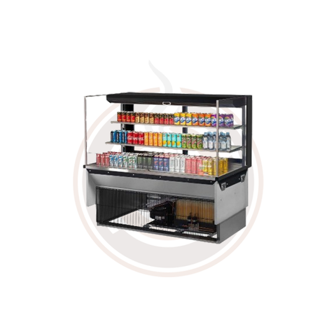 TOM-60L-UFD-W(B)-3SI-N Open Display Merchandisers Horizontal Cases