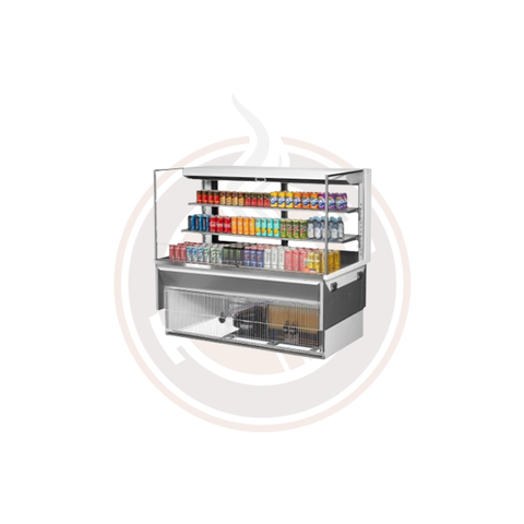 TOM-60L-UFD-W(B)-3SI-N Open Display Merchandisers Horizontal Cases