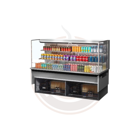 TOM-72L-UF-S-3SI-N Open Display Merchandisers Horizontal Cases