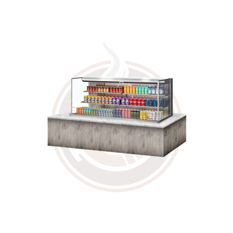 TOM-72L-UF-S-3SI-N Open Display Merchandisers Horizontal Cases
