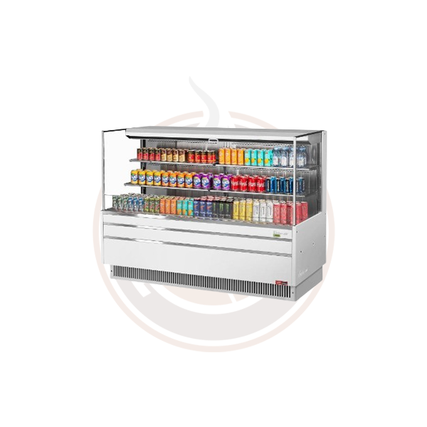 TOM-72L-UF-W(B)-3S-N Open Display Merchandisers Horizontal Cases ...