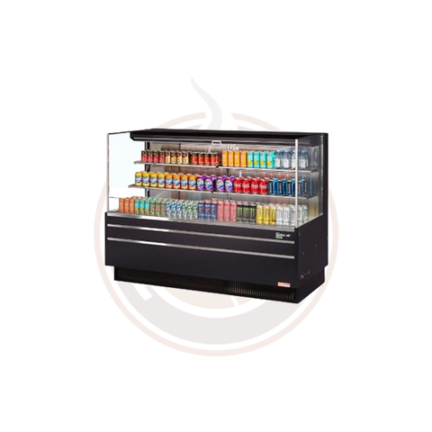 TOM-72L-UF-W(B)-3S-N Open Display Merchandisers Horizontal Cases