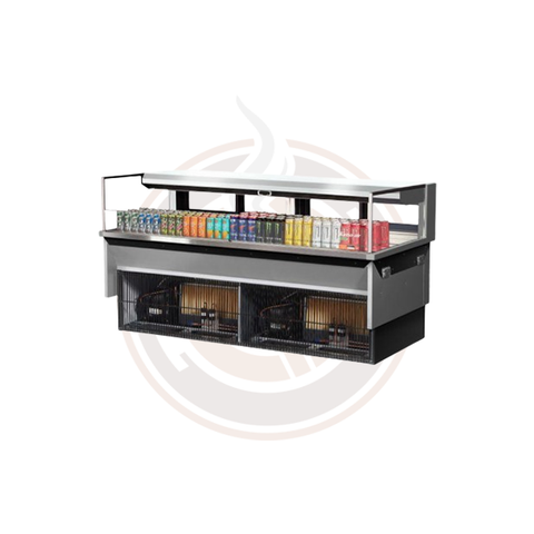 TOM-72L-UFD-S-1SI-N Open Display Merchandisers Horizontal Cases