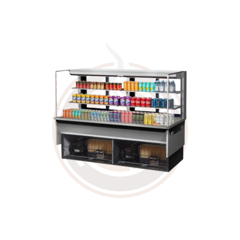 TOM-72L-UFD-S-3SI-N Open Display Merchandisers Horizontal Cases
