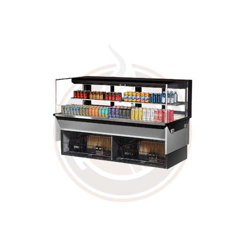 TOM-72L-UFD-W(B)-2SI-N Open Display Merchandisers Horizontal Cases