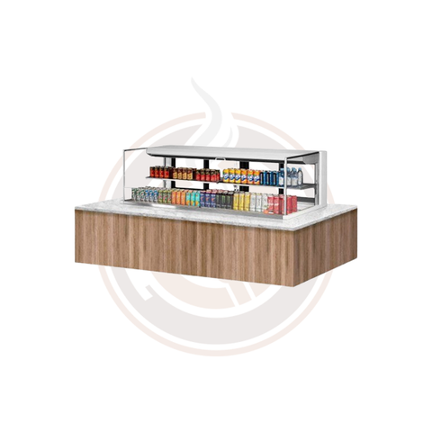 TOM-72L-UFD-W(B)-2SI-N Open Display Merchandisers Horizontal Cases