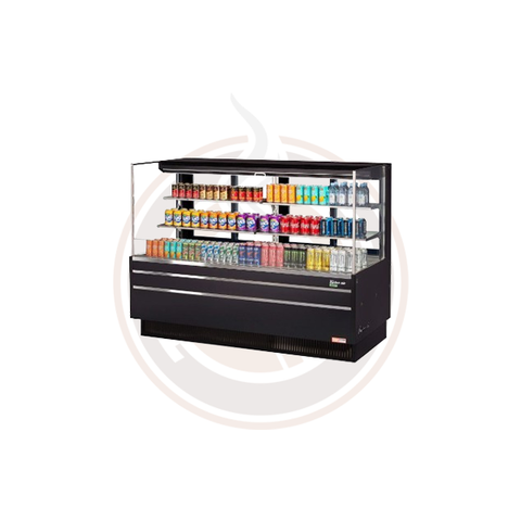 TOM-72L-UFD-W(B)-3S-N Open Display Merchandisers Horizontal Cases