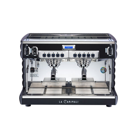 Carimali Bubble 2 Group Commercial Espresso Machine – 11L Boiler, Dual Steam Wands, Pre-Infusion, Digital Control