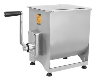 Omcan Stainless Steel Manual Non-Tilting Meat Mixer 44 lbs - 44425
