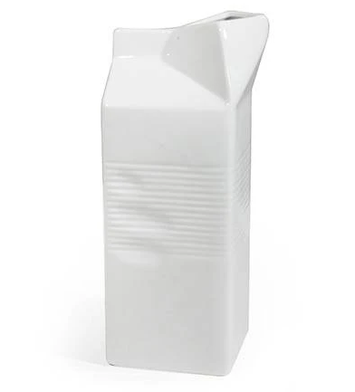 Cilio Porcelain Milk Carton
