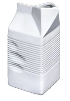 Cilio Porcelain Milk Carton