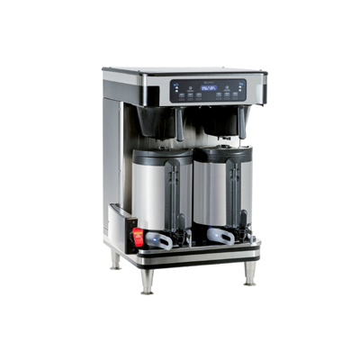 Bunn 51200.6101 ICB Twin SH Soft Heat®, Black and Stainless - 120/240V BLK/SST